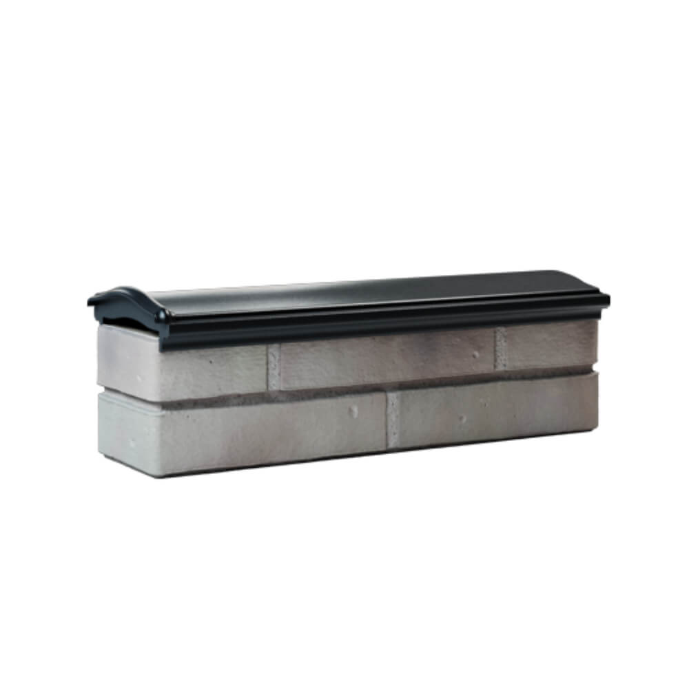 Парапет Zking Монблан Черный посадка на 0.5 кирпича (130мм) Усть-Катав фото