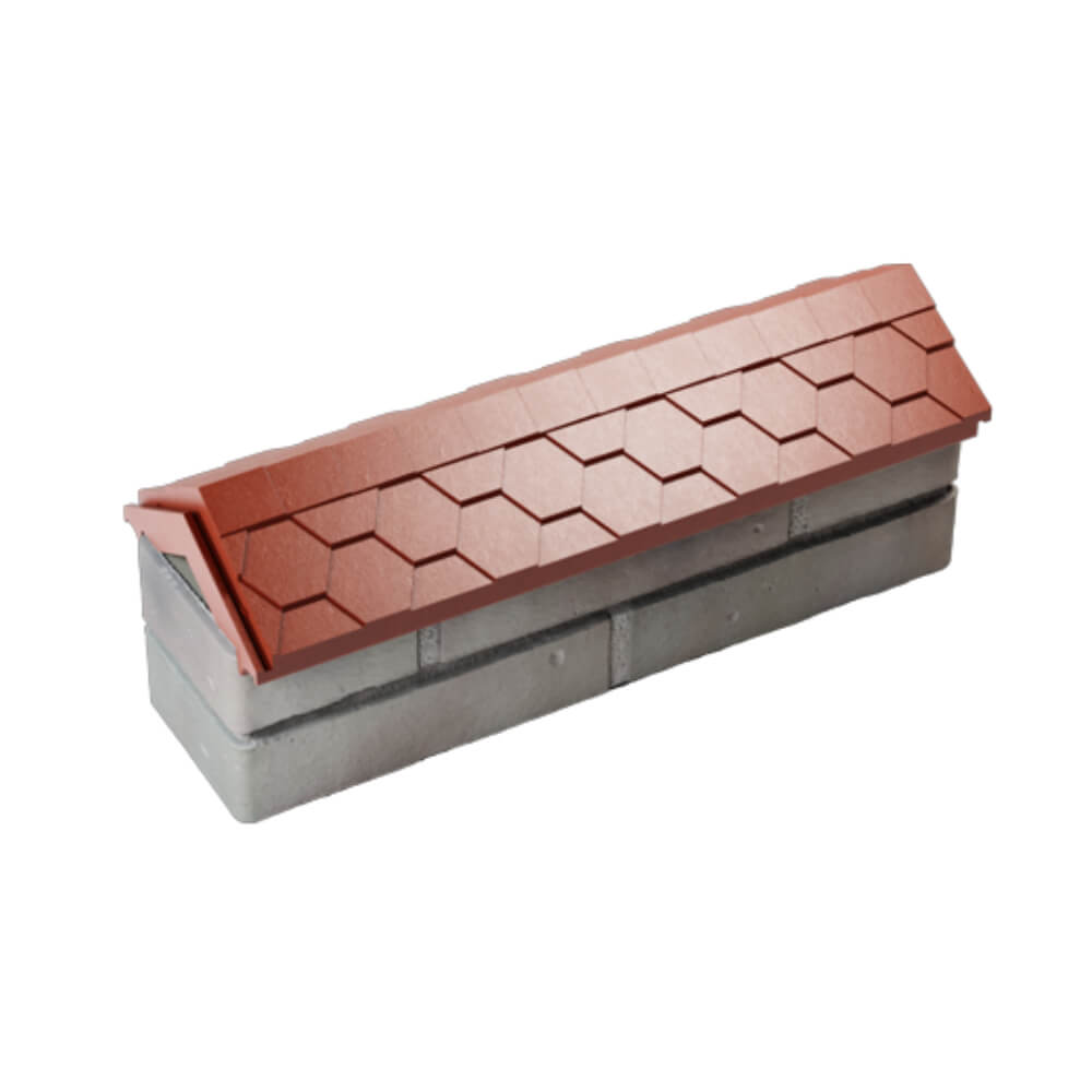 Парапет Zking Эверест Красный с посадкой на 0.5 кирпича (130мм) в Усть-Катаве фото