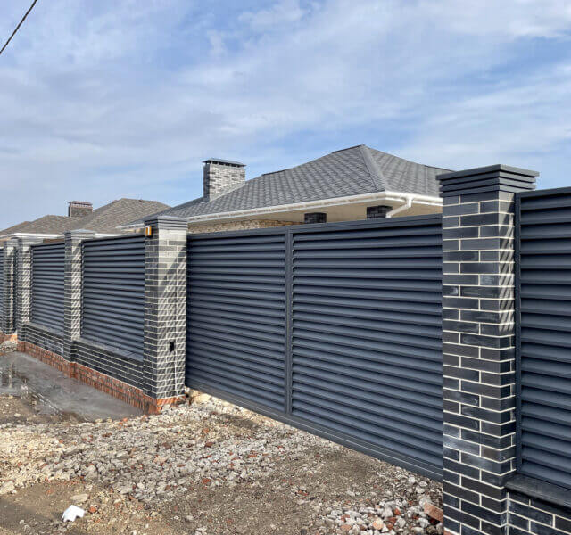 Колпак Zking Бона ХайТек Серый на столб 1.5х1.5 кирпича (385х385мм) в Усть-Катаве фото