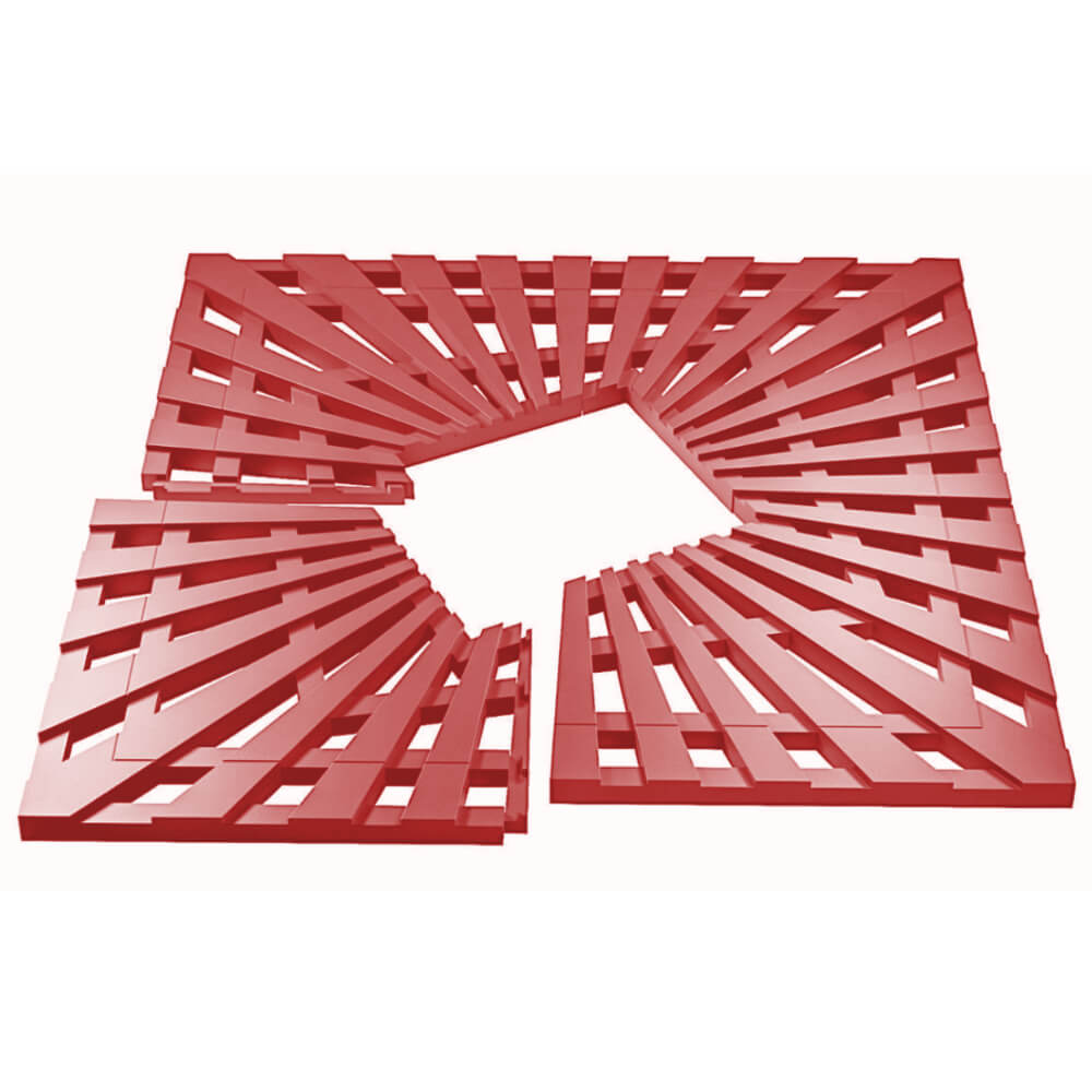 Приствольная решетка для дерева ZKING ATMOSPHERE 1.2х1.2м Красная в Усть-Катаве фото