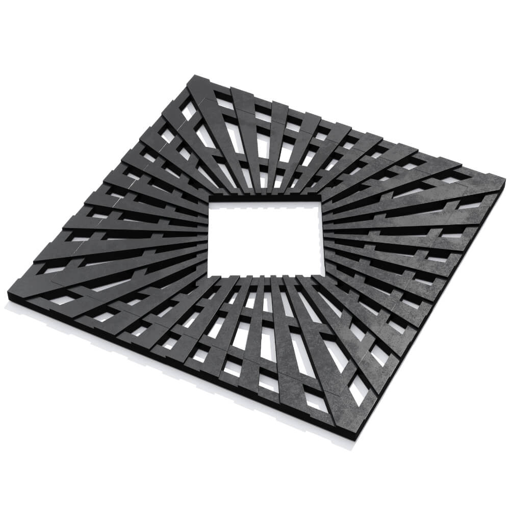 Приствольная решетка для дерева ZKING ATMOSPHERE 1.2х1.2м Черная в Усть-Катаве фото