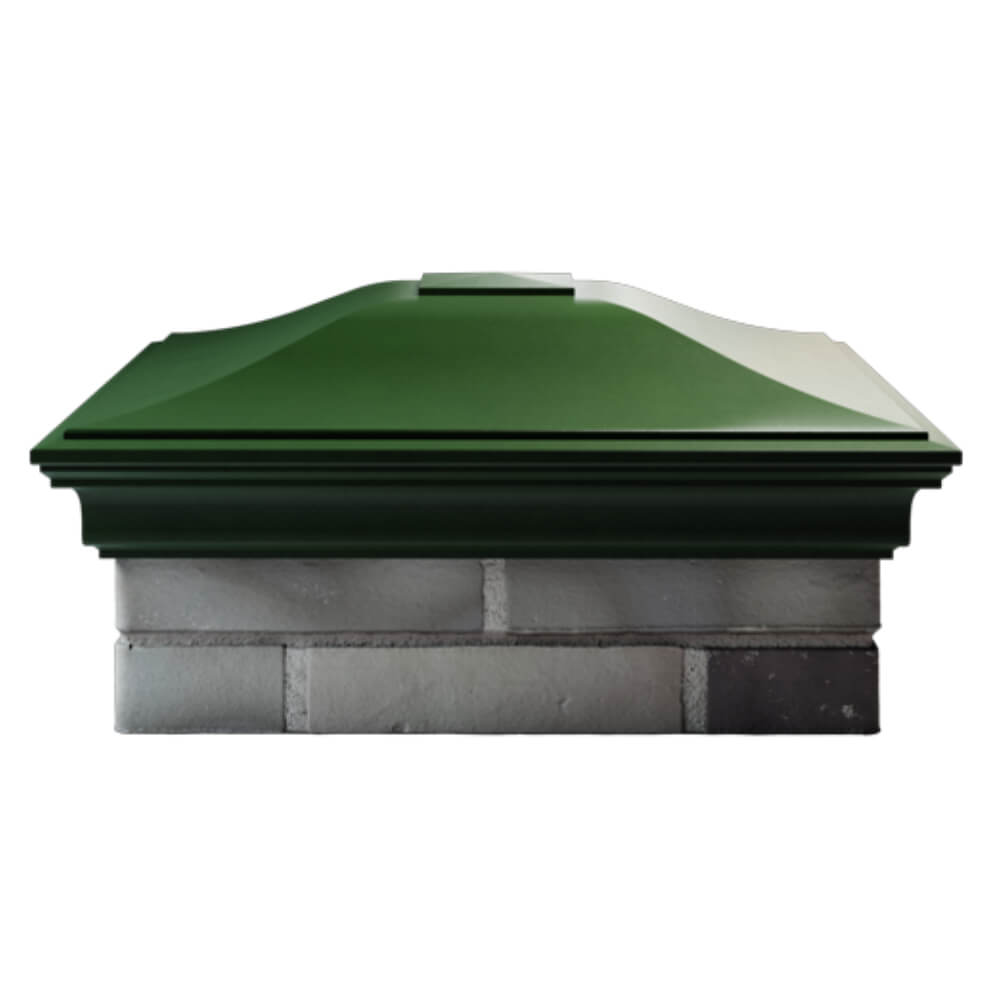 Колпак Zking Монблан Зеленый на столб 2х2 кирпича (515х515мм) в Усть-Катаве фото