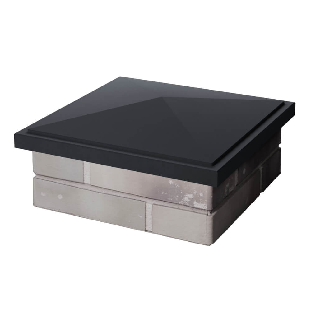 Колпак Zking БонаМоно Серый на столб 1.5х1.5 кирпича (385х385, 400х400мм) в Усть-Катаве фото