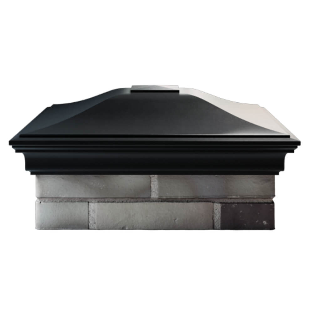 Колпак Zking Монблан Черный на столб 2х2 кирпича (515х515мм) в Усть-Катаве фото