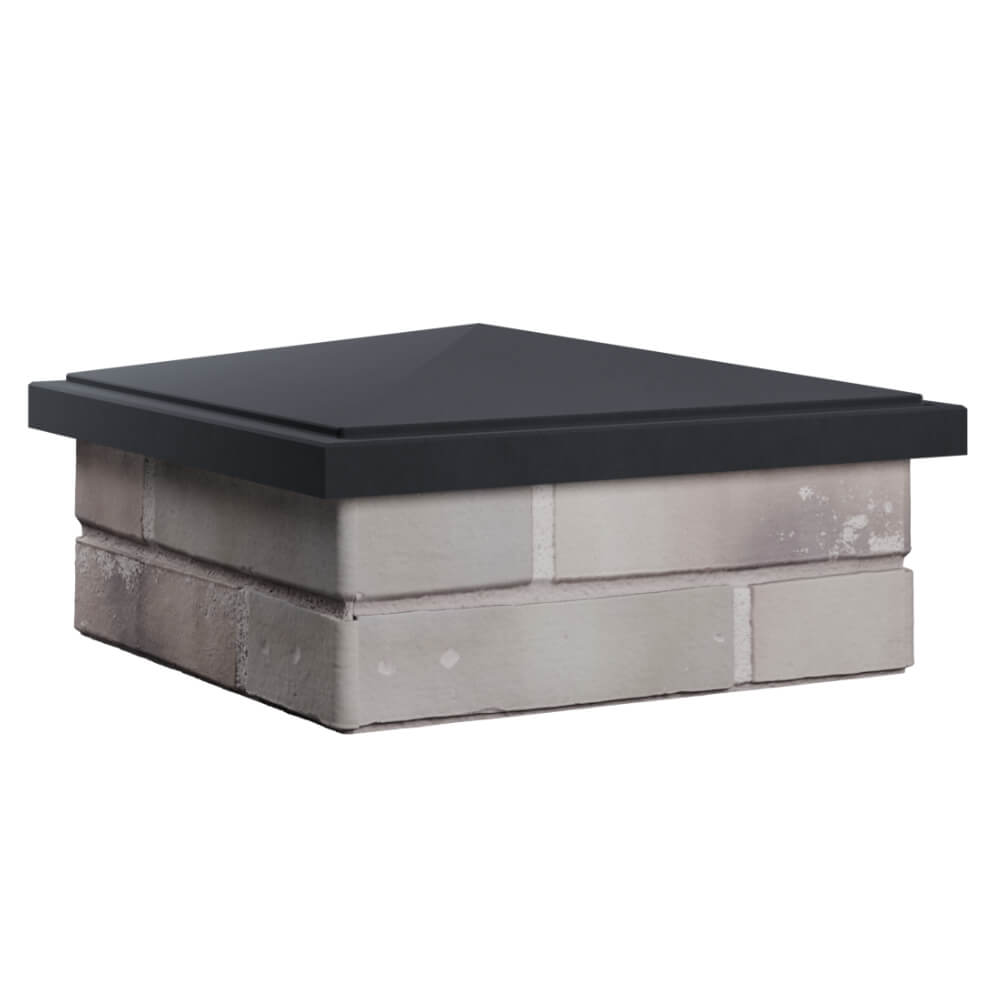 Колпак Zking БонаМоно Серый на столб 1.5х1.5 кирпича (385х385, 400х400мм) в Усть-Катаве фото