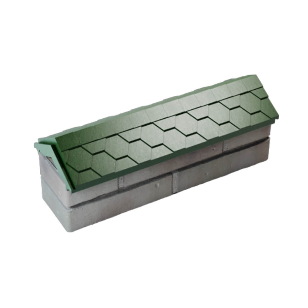 Парапет Zking Эверест Зеленый с посадкой на 0.5 кирпича (130мм) в Усть-Катаве фото