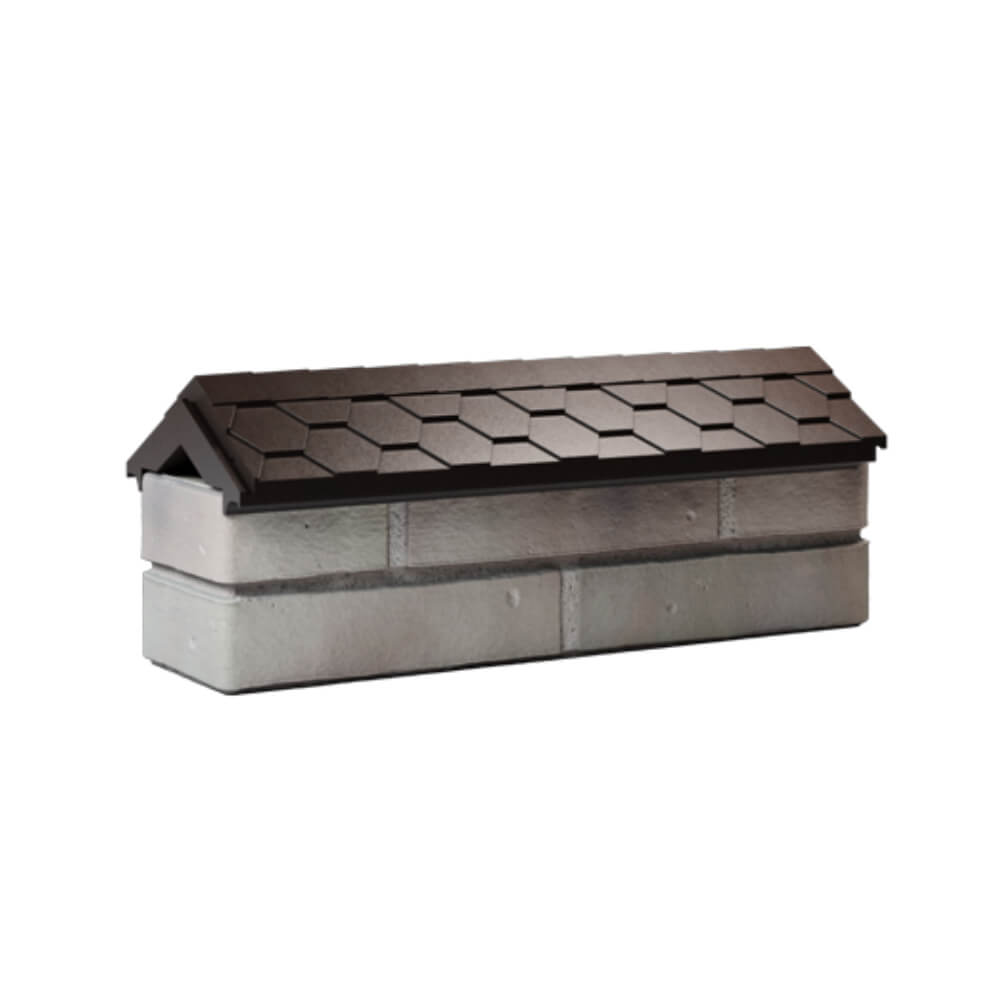 Парапет Zking Эверест Коричневый с посадкой на 0.5 кирпича (130мм) Усть-Катав фото