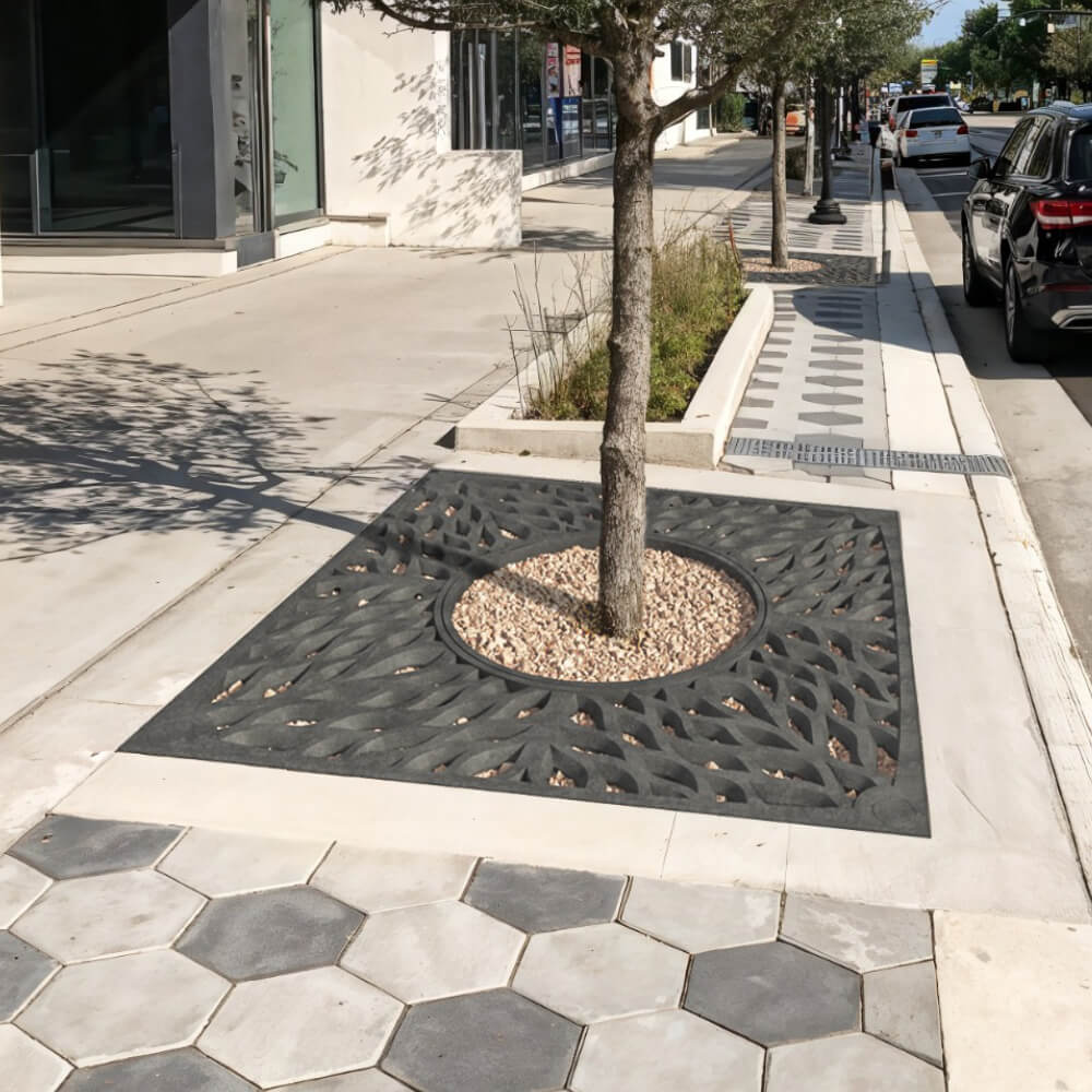 Приствольная решетка для дерева ZKING CRUST 2х2м Черная в Усть-Катаве фото