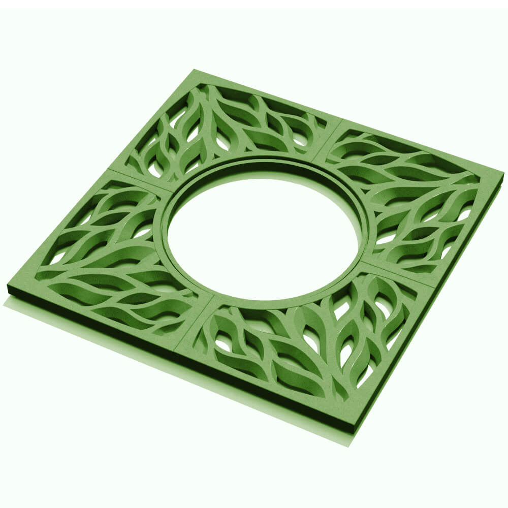 Приствольная решетка для дерева ZKING CRUST 1.2х1.2м Зеленая в Усть-Катаве фото