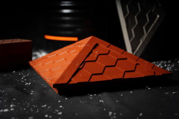 Колпак Zking Эверест Красный на столб 1.5х1.5 кирпича (390х390мм) в Усть-Катаве фото