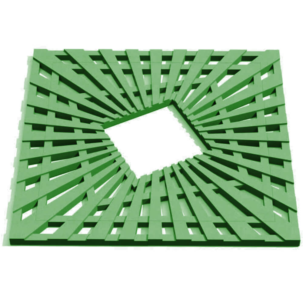 Приствольная решетка для дерева ZKING ATMOSPHERE 1.2х1.2м Зеленая Усть-Катав фото