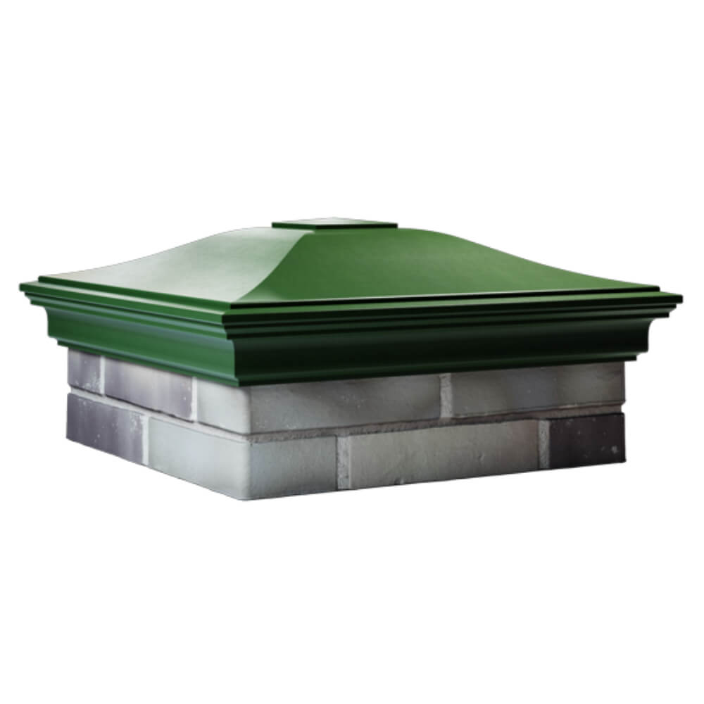 Колпак Zking Монблан Зеленый на столб 2х2 кирпича (515х515мм) в Усть-Катаве фото