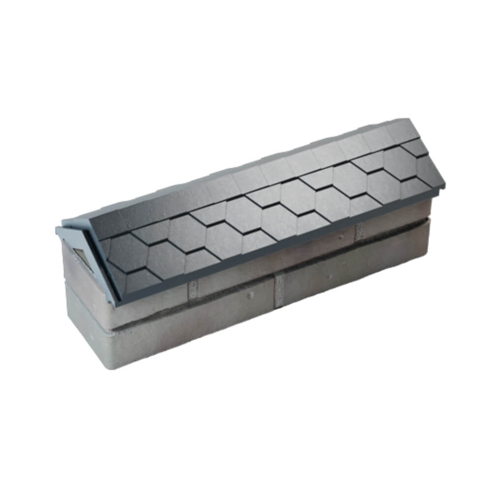 Парапет Zking Эверест Серый с посадкой на 0.5 кирпича (130мм) в Усть-Катаве фото